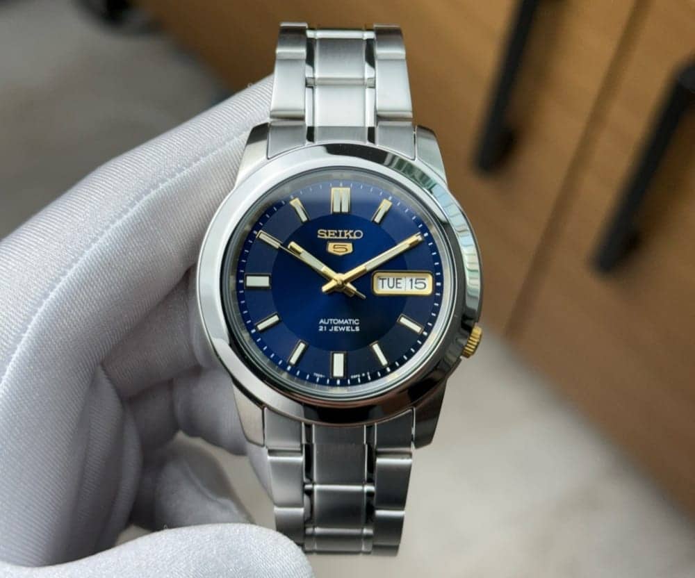 Seiko 5 SNKK11K1 Blue Gold 1.jpg